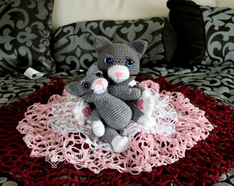 The Cuddly Kitties Pattern Pack with Permission to sell the finished items