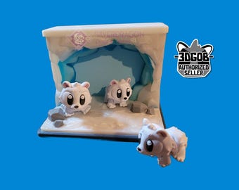 Polar Peekaboo – 3D Printed Arctic Playset