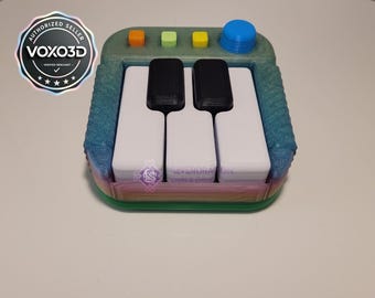 3,5 & 7 Key Mini Click‑Clack Piano Fidget – Tiny Keys, Big Satisfaction