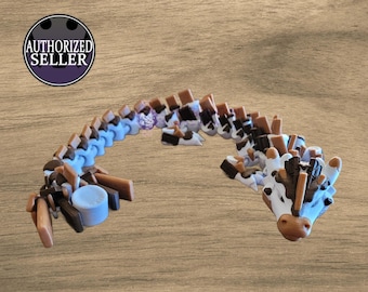 Adult articulated S'mores Dragon