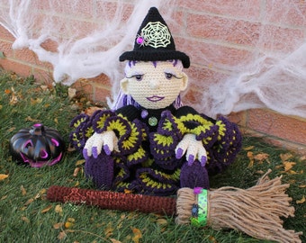 Wendy the Witch Doll Pattern with Permission to sell the finished item