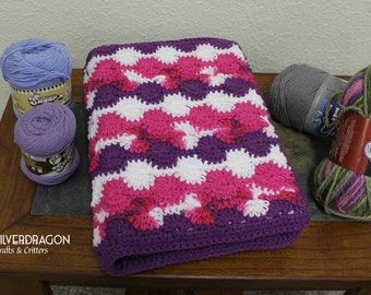 Crochet Hook & Tablet Case Pattern, Catherine Wheel Stitch (PDF Pattern)