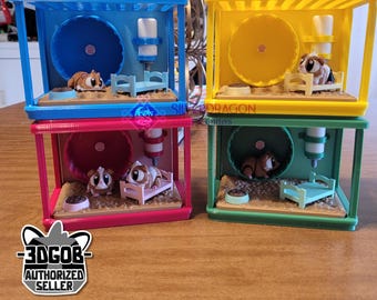 Tiny Hamster & Guinea Pig House Playset