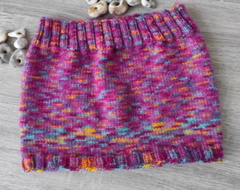 Cheerful, youthful Hand Knitted Belly Warmer, Kidney Warmer, Winter Belt, Haramaki, Stomach Warmer