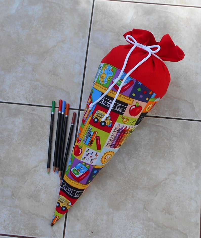 Back to school schult\u00fcte kinder cone