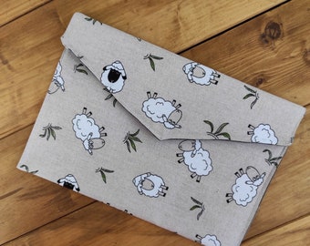 Sheep A4 size File Pocket Fabric Document Bag Office Enveloppe