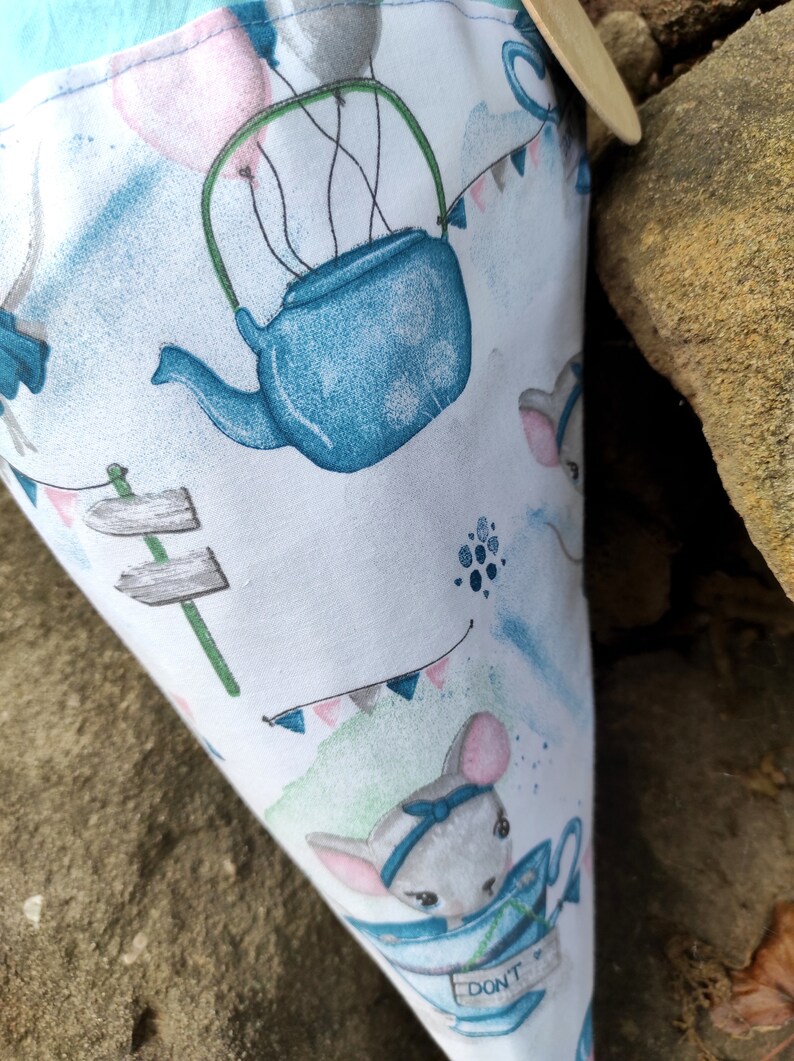 Mouse German Schultüte Zuckertüte Kinder Cone Animal Etsy