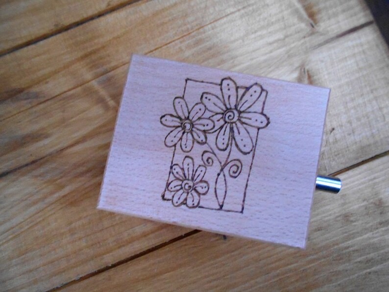 Personalized Hand Crank Music Box With Hole Puncher Etsy UK