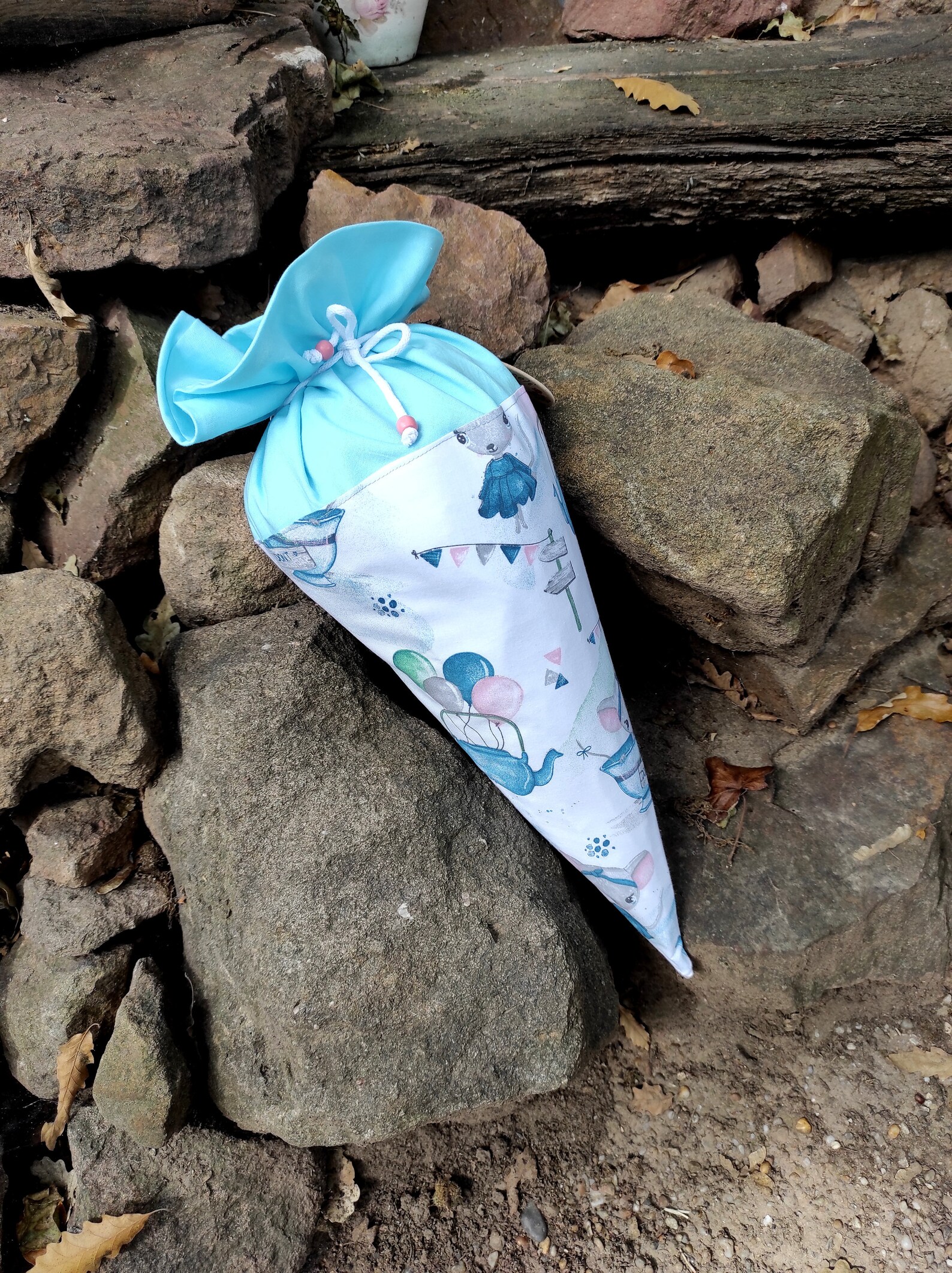 Mouse German Schultüte Zuckertüte Kinder Cone Animal Etsy