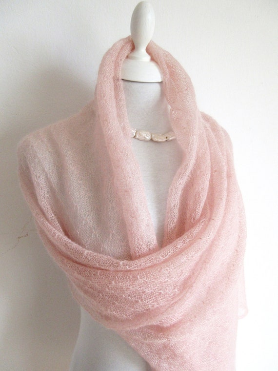 Stole Bridal Pink With Lurex