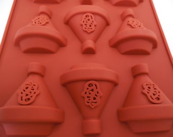 tagine  mold ,  mini tagine  molds  ,  tagine soap  mold ,cake mold, silicone  Cake Molds , chocolate molds silicone tagine , oriental mold