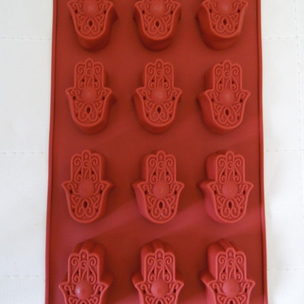 Hamsa mold ,  hand of fatma mold soap mold, cake mold,  Silicone chokolate silicone mold , Moroccan Cookies henna molds   , oriental mold