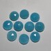 Sky Blue Chalcedony Rose Cut - Round Shape Cabochon size - 16x16 mm - weight - 131.00 crt - 10pcs