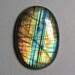 LABRADORITE - Multi Color Good Quality - Oval Shape Cabochon size - 28x40 mm - weight - 66.00 crt