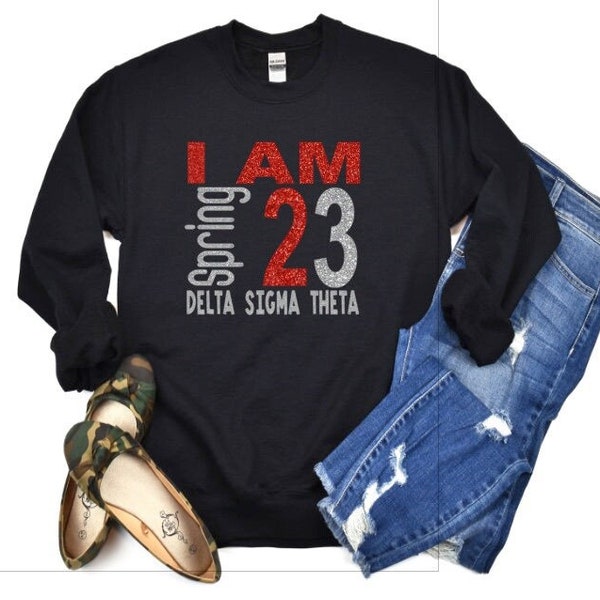 I AM SPRING 23, DST, Crossing Shirt, Gift. Delta Sigma Theta