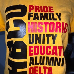 HBCU Pride Alumni DST Delta Sigma Theta T-Shirt
