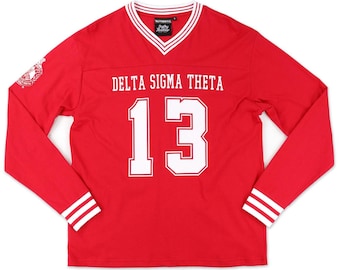 Delta Sigma Theta Jersey, Long Sleeve