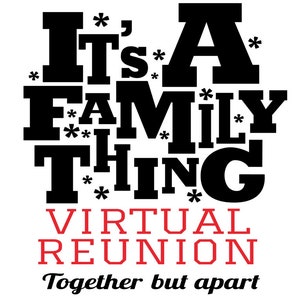 Camisa "It's A Family Thing", "Family Reunion", download de arquivos de corte digital svg. O Cameo Ready inclui modelos svg, png e jpg.