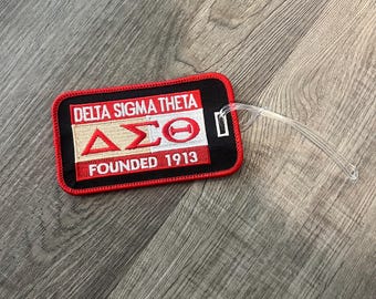 Delta Sigma Theta luggage tag, 1913