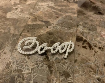 Oo-oop Delta Sigma Theta Pin, DST pin, brooch. Pearl Pi