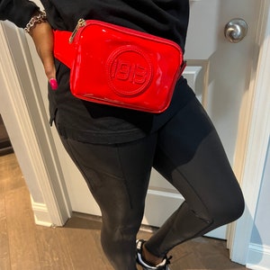 Delta Sigma Theta red Fanny-pack, Crossbody, Bag, Purse