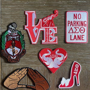 3 inch Delta Sigma Theta patches, Customize socks, crocs and more.