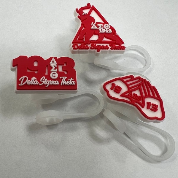 Delta Sigma Theta Straw Cover Stanley , Stanley Straw Cover, Stanley Straw Topper , Delta Sigma Theta, Delta Straw Cover, Sorority Gifts