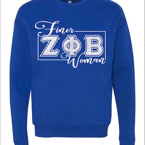 Zeta Phi Beta Apparel, Zeta Phi Beta Finer, Sweatshirt