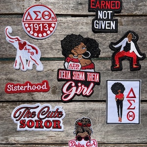 Järn Delta Sigma Theta-plåster, DST, Soror