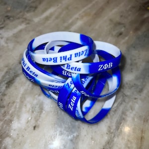 Zeta Phi Beta Silikonarmband, Zeta, Geschenk, Andenken