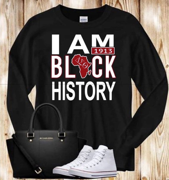 Dst Shirts - Delta Tees - I Am Black History - 1913 Dst Shirts - Delta Tees - I Am Black History - 1913