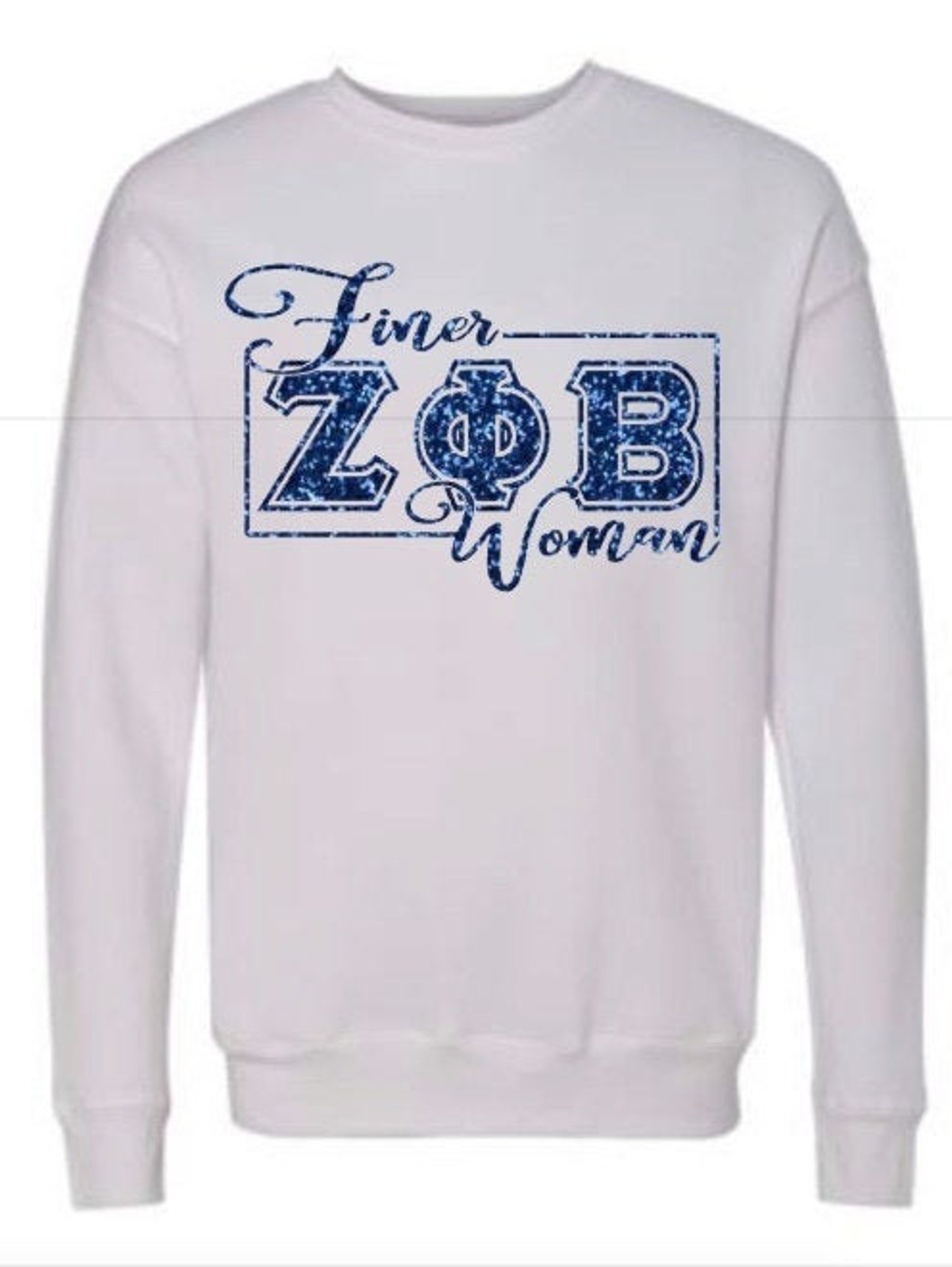 Zeta Phi Beta Apparel Zeta Phi Beta Finer Sweatshirt Etsy
