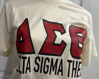 Delta Sigma Theta Shirt, Sorority Crossing Gift