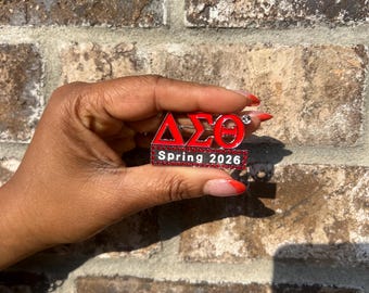 Spring 2026 Delta Sigma Theta pin, brooch, gift, probate