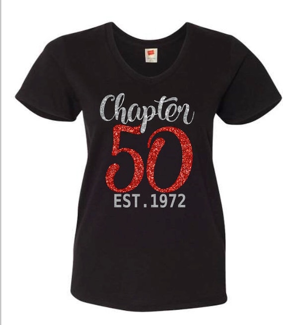 Chapter 50 Birthday Tee: Women's Birthday Party Shirt