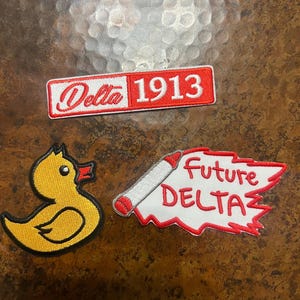Delta Sigma Theta Patches, Iron Patches, DST