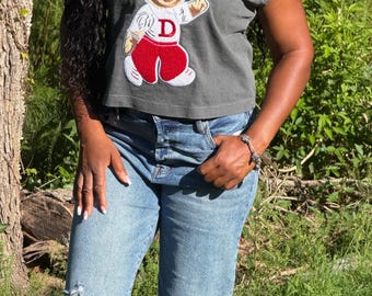 Preppy Delta Sigma Theta, Bear Muscle Tee, DST Shirt.