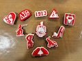 Delta Sigma Theta charms. Shoe
