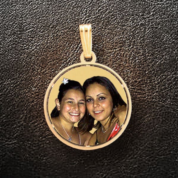 Photo pendant,Photo charm,Photo Necklace,Gold Charm,Gold Necklace,Custom Necklace,Personalized Jewelry,Gift for Her,Custom jewelry,USA MADE