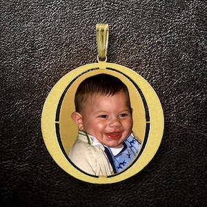Photo pendant,Photo Necklace,Photo charm,Gold Necklace,Gold Charm,Custom Necklace,Personalized Jewelry,Gift for Her,Custom jewelry,USA MADE