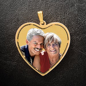 Photo Necklace,Photo charm,Gold Charm,Gold Necklace,Photo pendant,Custom Necklace,Personalized Jewelry,Gift for Her,Custom jewelry,USA MADE