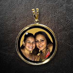 Photo pendant,Photo Necklace,Photo charm,Gold Necklace,Gold Charm,Custom Necklace,Personalized Jewelry,Gift for Her,Custom jewelry,USA MADE