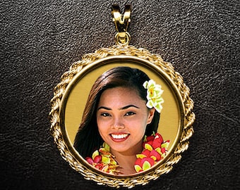 Photo engraved necklace, Necklace from Picture, Photo pendant,Photo Necklace,necklace from photo,Photo Jewelry,Custom Necklace,Gift for Her
