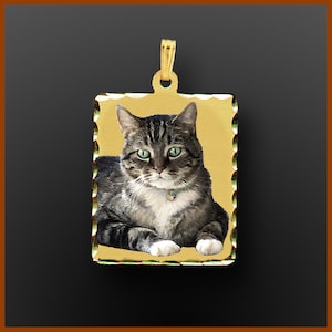 Photo charm,Photo pendant,Gold Charm,Photo Necklace,Gold Pendant,Custom Pendant,Personalized Jewelry,Gift for Her,Custom jewelry,USA MADE