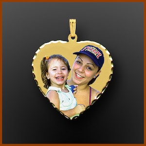 Photo charm,Photo pendant,Gold Charm,Photo Necklace,Gold Necklace,Custom Necklace,Personalized Jewelry,Gift for Her,Custom jewelry,USA MADE