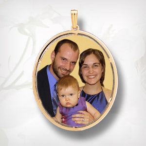 Photo charm,Photo Necklace,Photo pendant,Custom Necklace,Gold Charm,Gold Necklace,Personalized Jewelry,Gift for Her,Custom jewelry,USA MADE