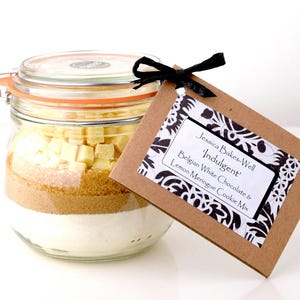 Lemon Meringue & White Belgian Chocolate Cookie Mix - available gluten free