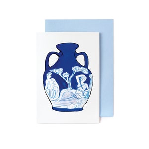Wedgwood Portland antike griechische Göttin Vasenkarte