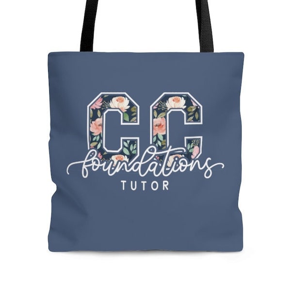 Classical Conversations Foundations Tutor Floral Tote Bag CC Tutor gift
