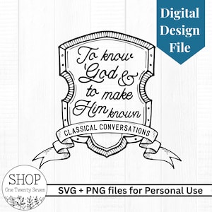 INSTANT DOWNLOAD klassieke gesprekken cyclus 2 schild ontwerp bestand svg png